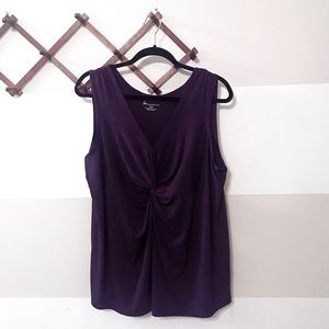Lane Bryant Purple Sleeveless Top